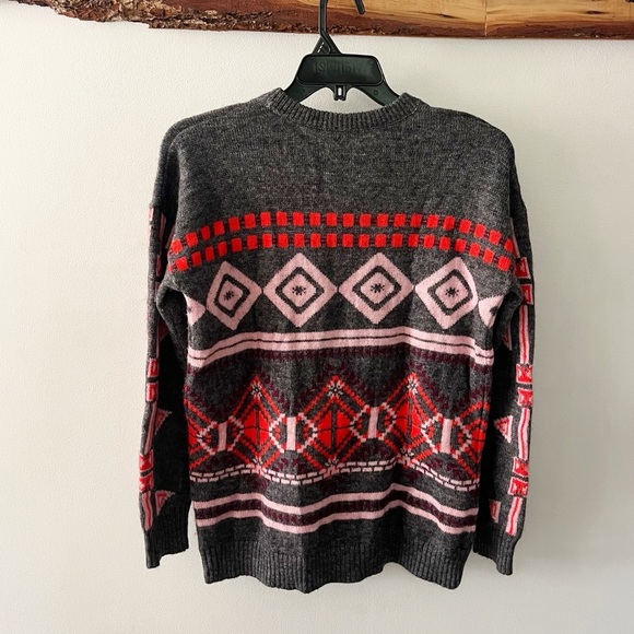J. Crew Nordic Fair Isle Wool Blend Knit Crewneck Sweater - Picture 8 of 8